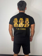 Zomerset - zwart met goud