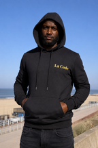 Hoodie – zwart met goud